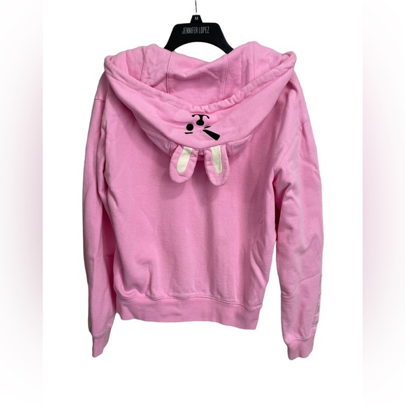 Bt21 Pink Zip up Hoodie Cooky Size M - Picture 3 of 14